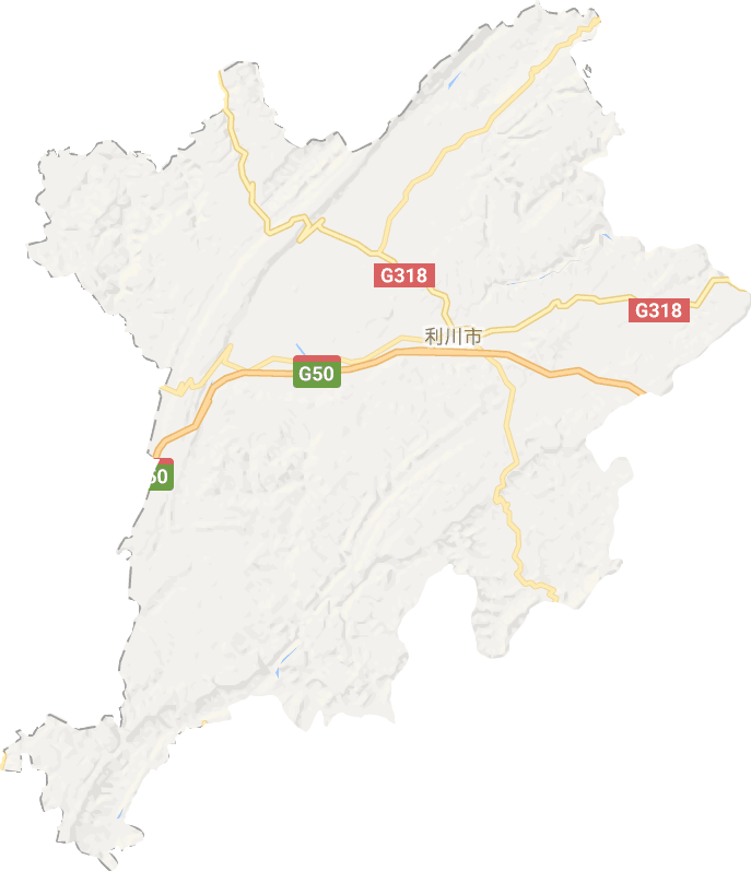 利川市电子地图