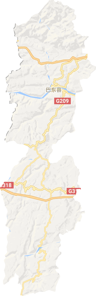 巴东县电子地图