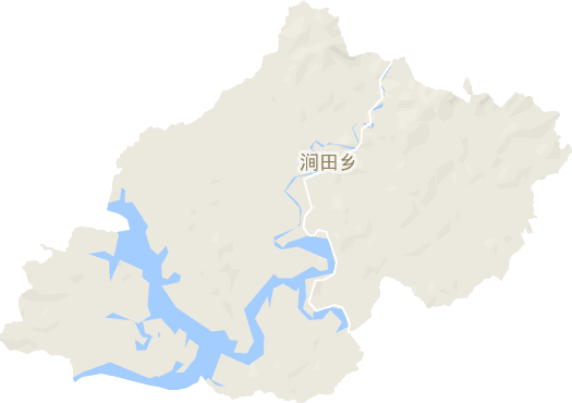 涧田乡电子地图