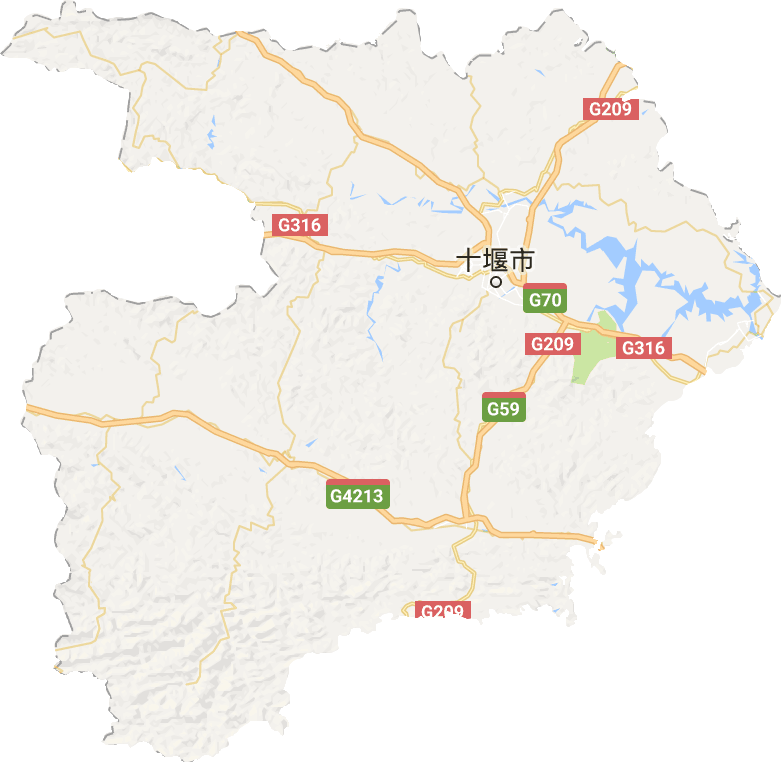 十堰市电子地图