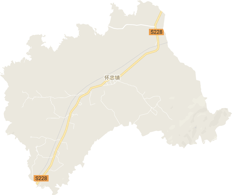 怀忠镇电子地图
