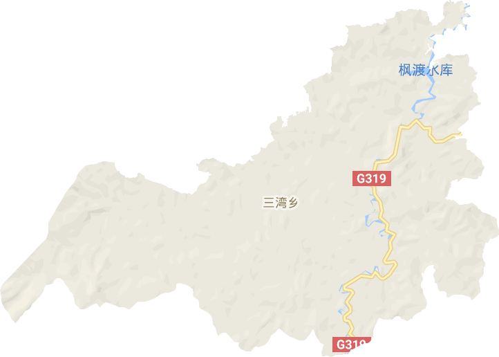 三湾乡电子地图