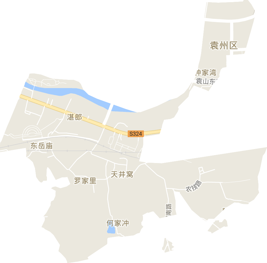 湛郎街道电子地图