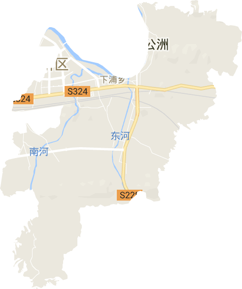下浦街道电子地图