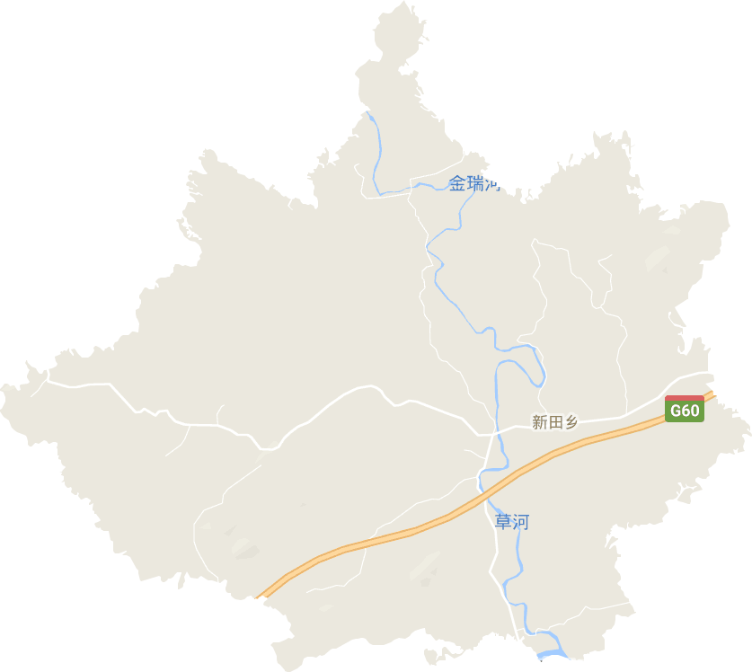 新田镇电子地图