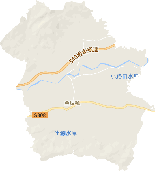 会埠镇电子地图
