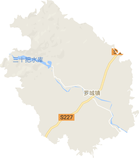 罗城镇电子地图