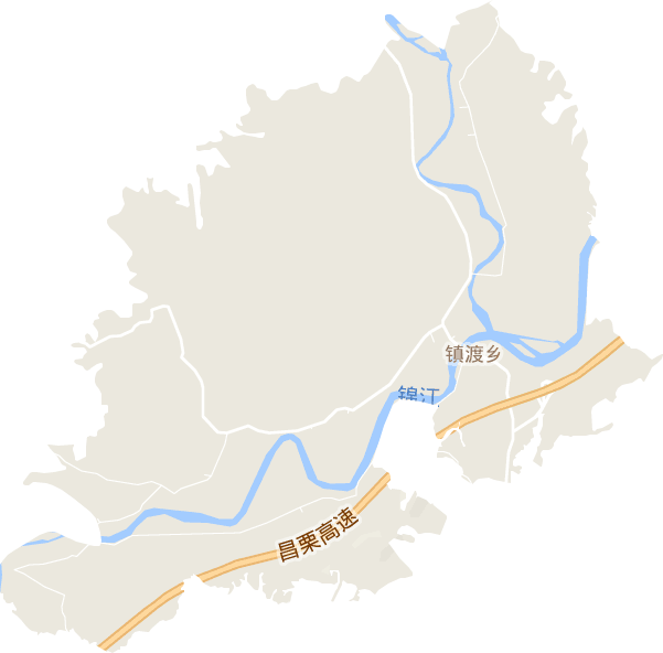 镇渡乡电子地图