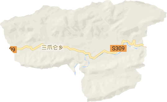 三爪仑乡电子地图