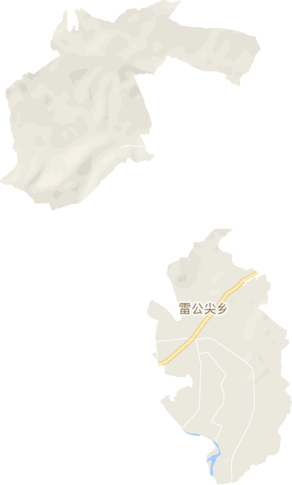 雷公尖乡电子地图