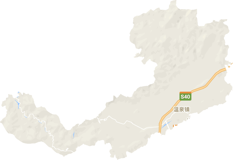 温泉镇电子地图