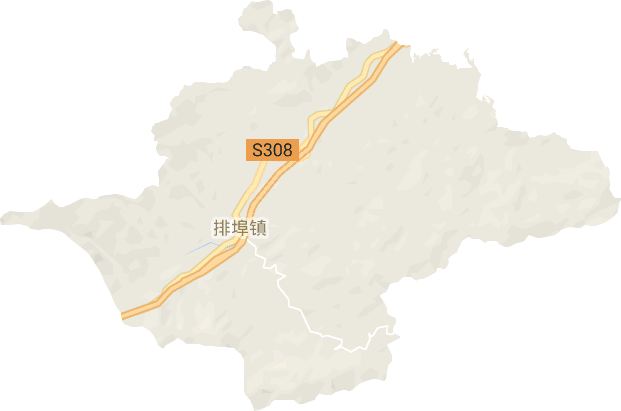 排埠镇电子地图