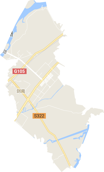剑南街道电子地图