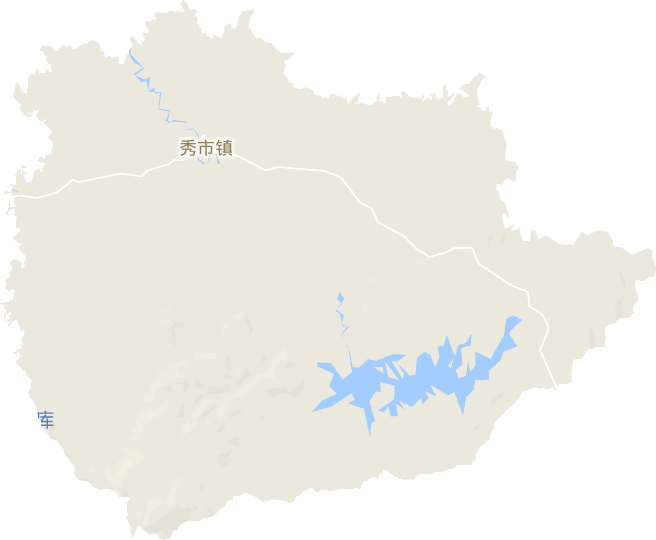 秀市镇电子地图