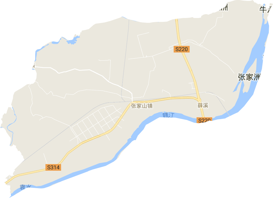 张家山街道电子地图