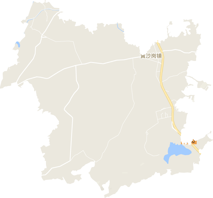 黄沙岗镇电子地图