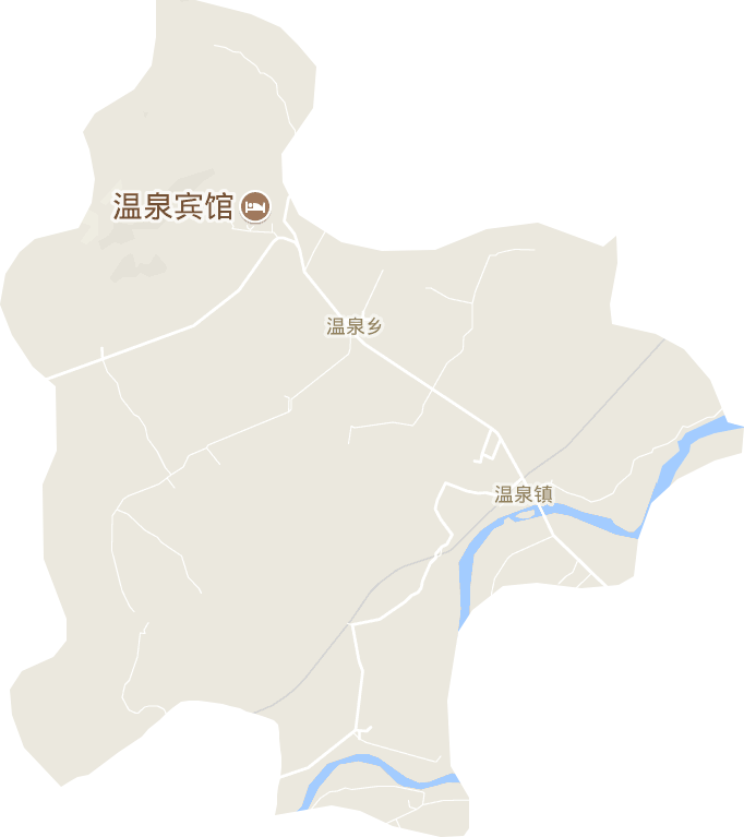 温泉镇电子地图