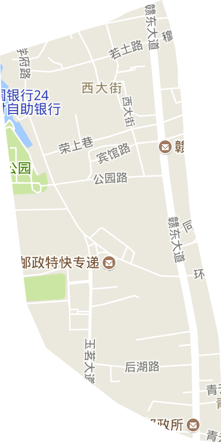 西大街街道电子地图