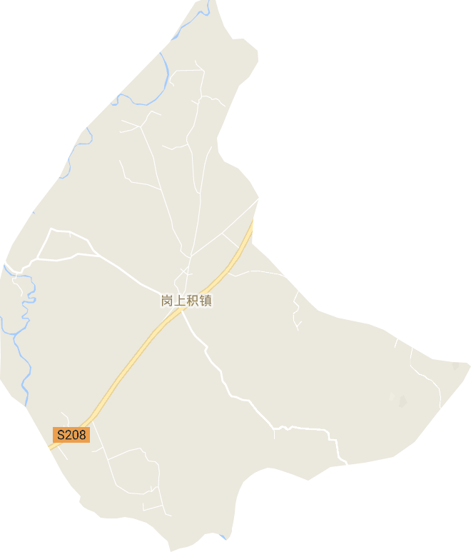 岗上积镇电子地图
