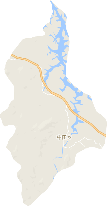 中田乡电子地图