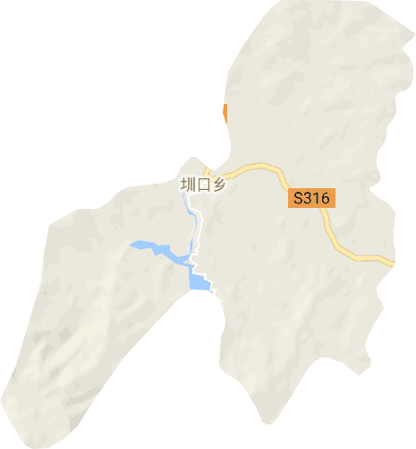 圳口乡电子地图