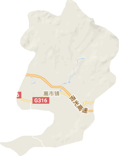 嵩市镇电子地图