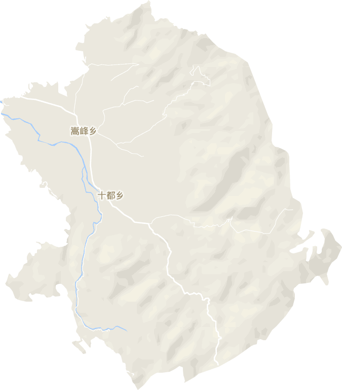 嵩峰乡电子地图
