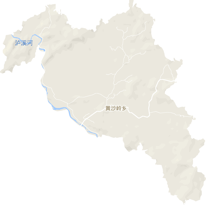 黄沙岭乡电子地图
