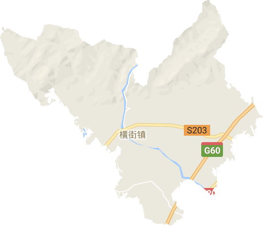 横街镇电子地图