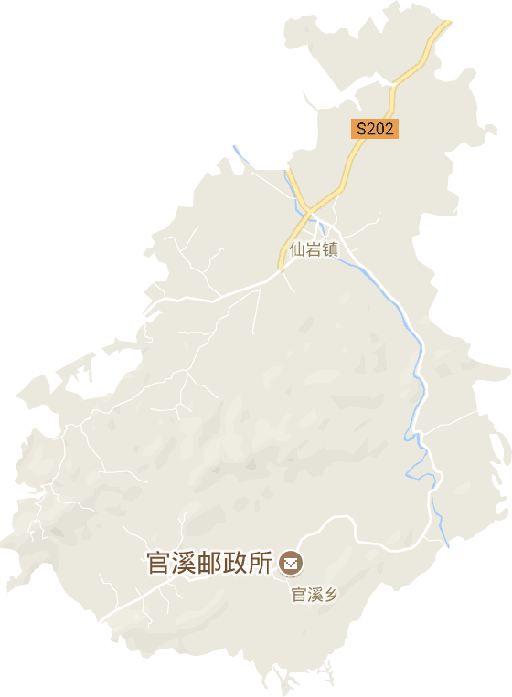 仙岩镇电子地图