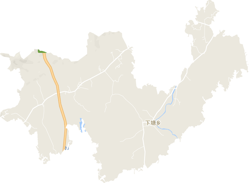 下塘乡电子地图