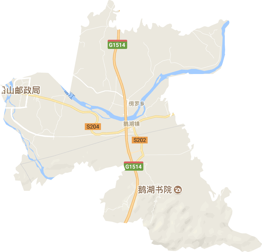 鹅湖镇电子地图