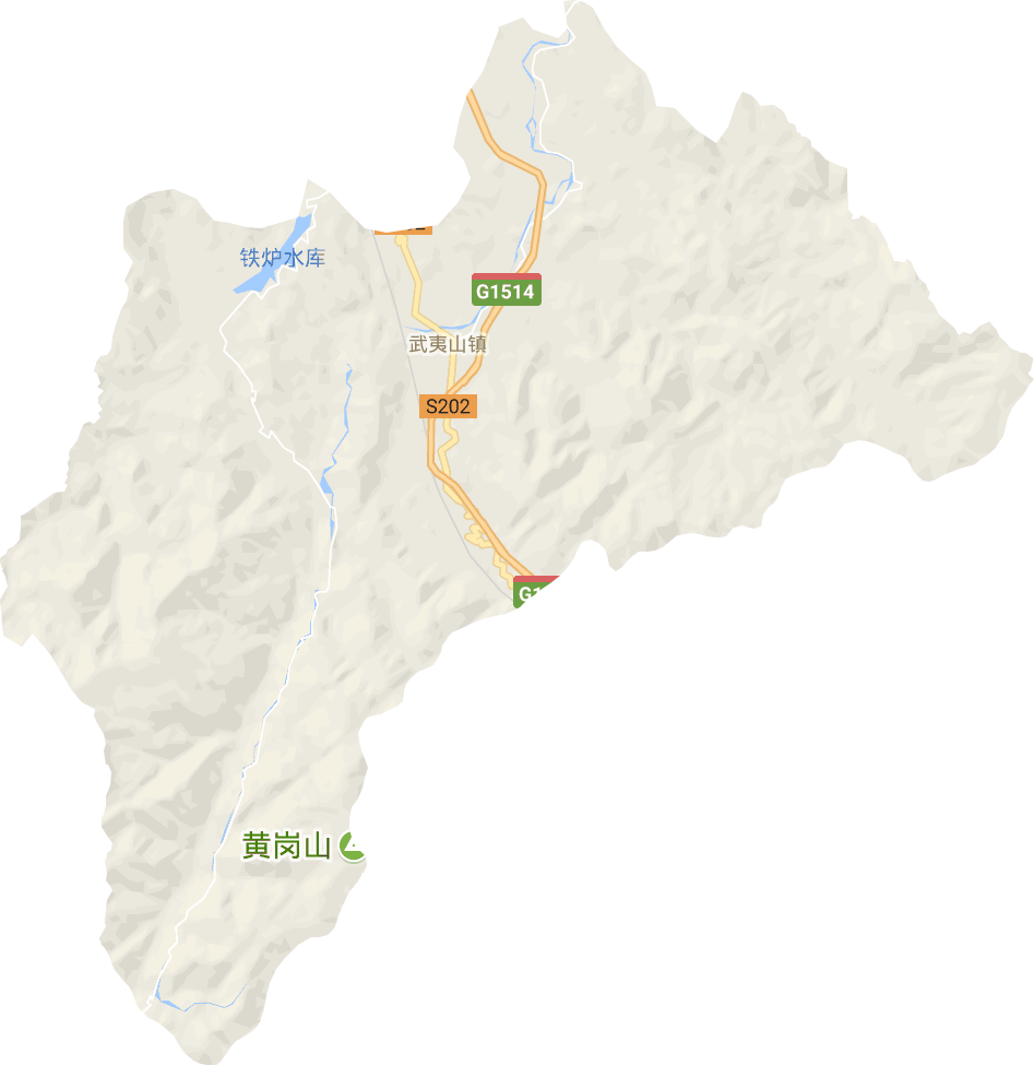 武夷山镇电子地图