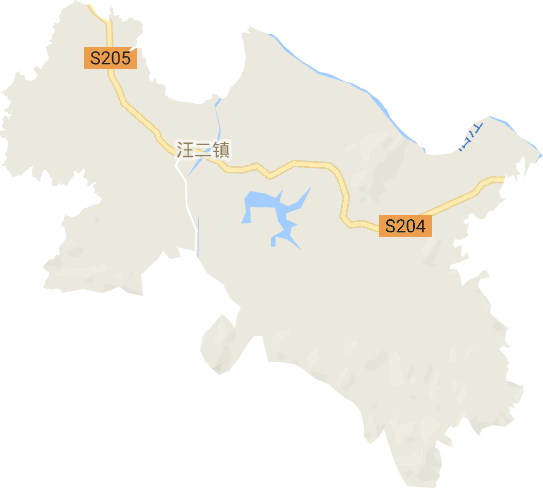 汪二镇电子地图