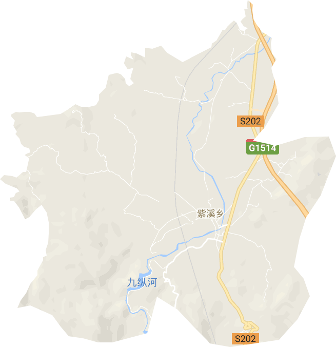紫溪乡电子地图