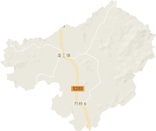 漆工镇电子地图