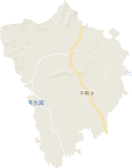 中畈乡电子地图