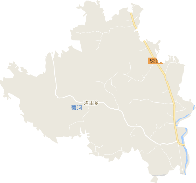 湾里乡电子地图