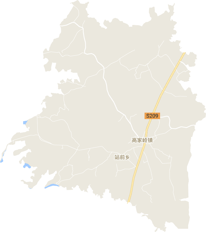 高家岭镇电子地图