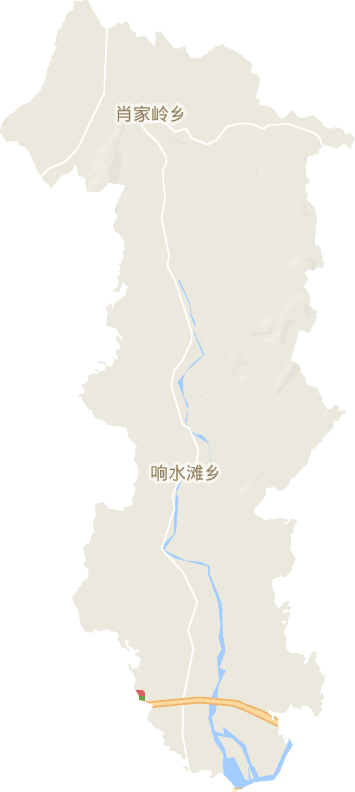 响水滩乡电子地图