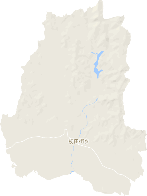 枧田街乡电子地图