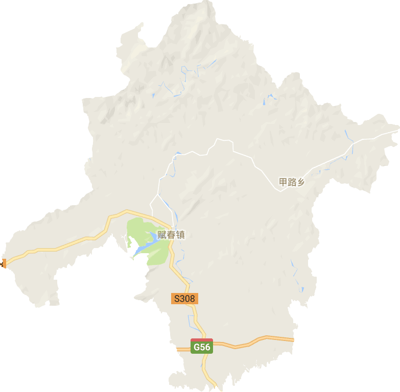赋春镇电子地图