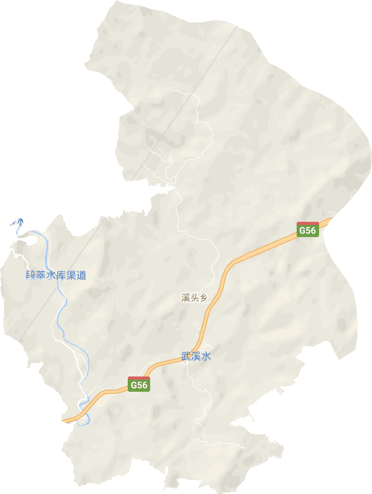 溪头乡电子地图