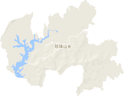 珍珠山乡电子地图