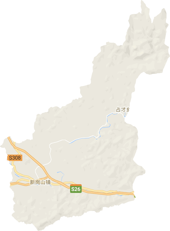 新岗山镇电子地图