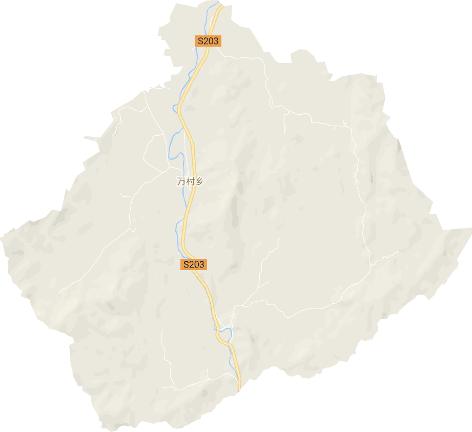 万村乡电子地图