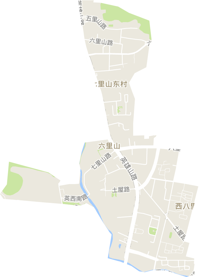 六里山街道电子地图