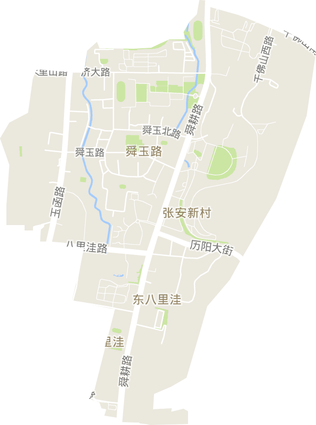 舜玉路街道电子地图