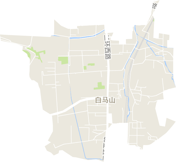 白马山街道电子地图