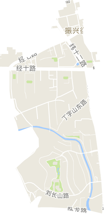 振兴街街道电子地图